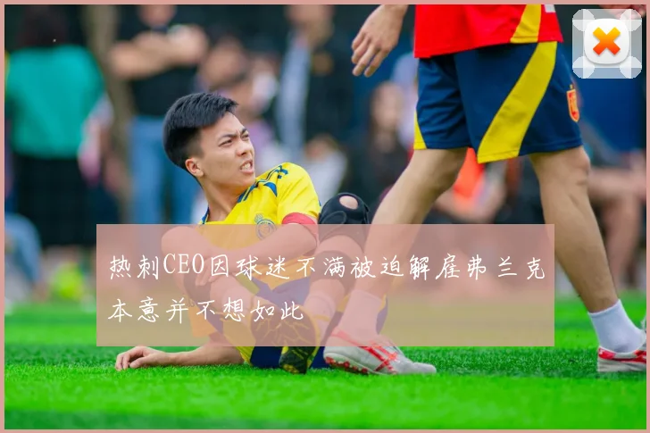 热刺CEO因球迷不满被迫解雇弗兰克本意并不想如此