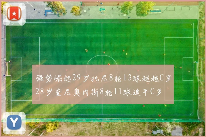 强势崛起29岁托尼8轮13球超越C罗28岁奎尼奥内斯8轮11球追平C罗